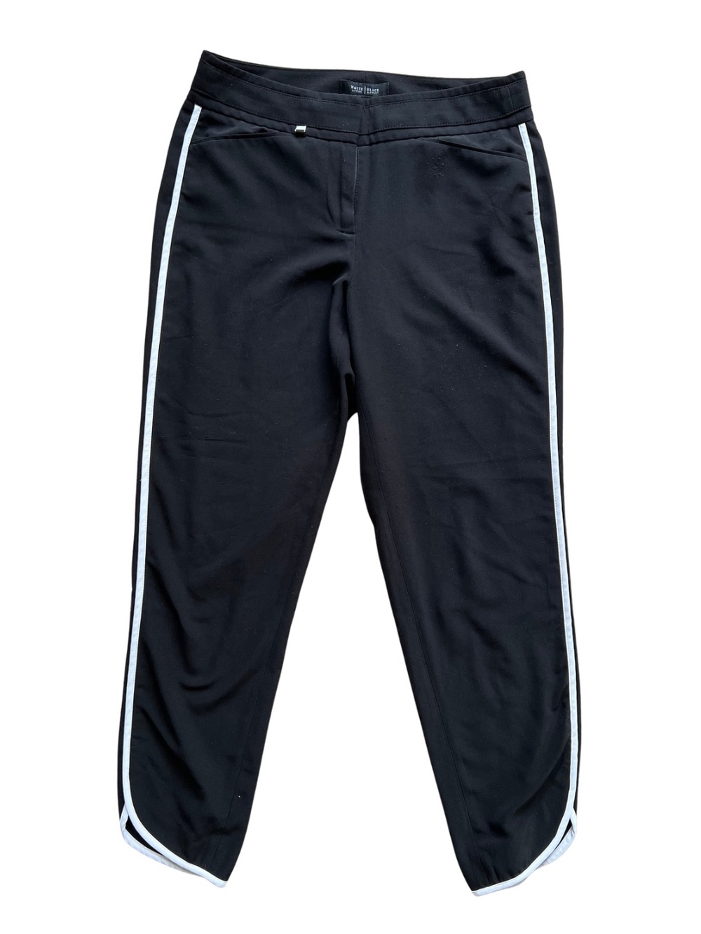 White House Black Market - Black & White Lined Pants
